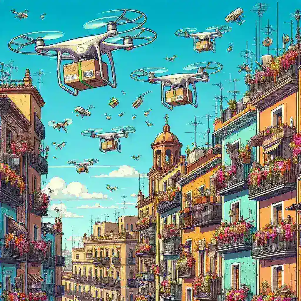 Empresas españolas lanzan proyectos piloto de drones para reparto en ciudades
